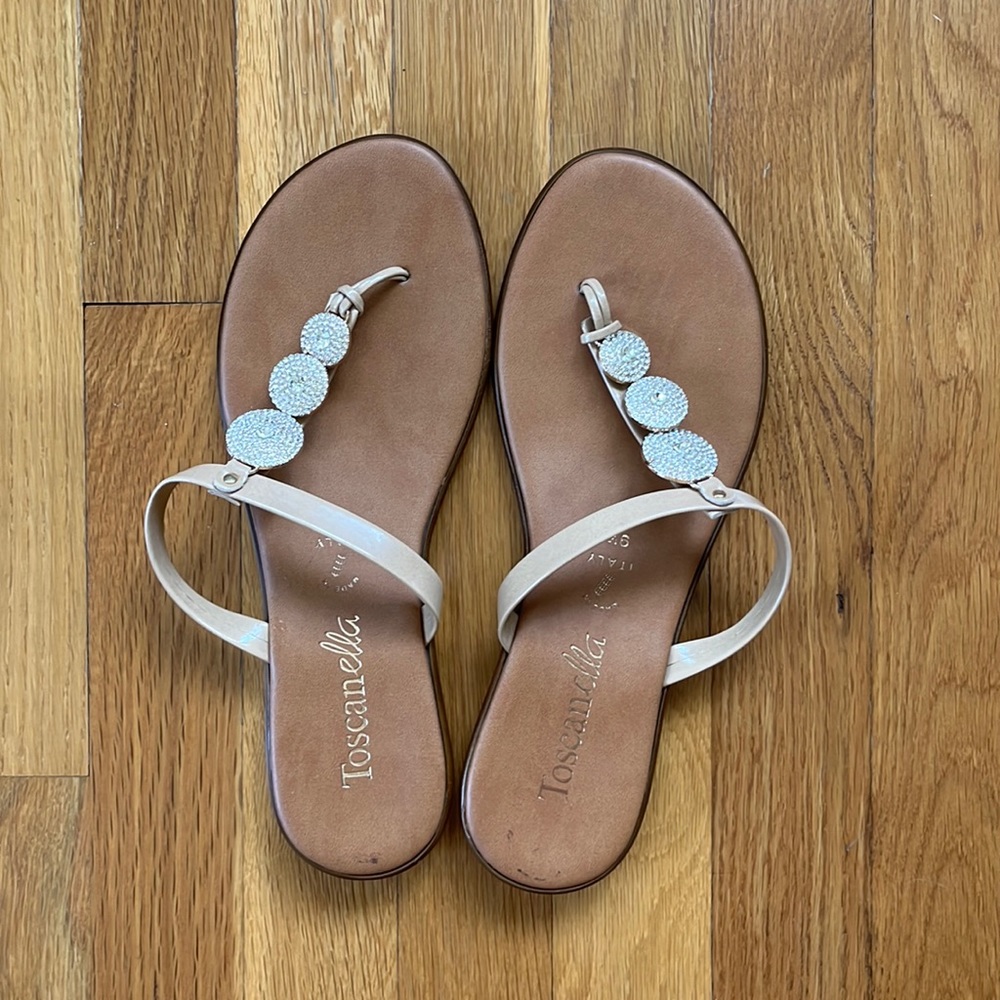 Bejeweled Flip Flops